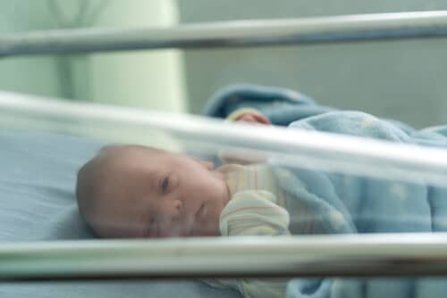 newborn in the hospital